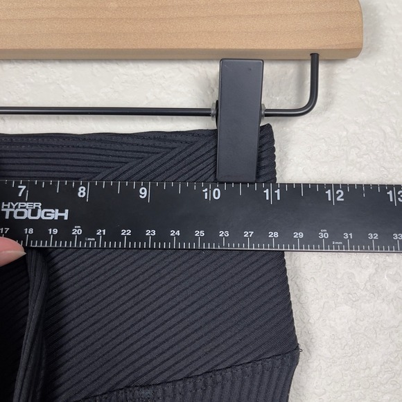 YEAR OF OURS Ribbed Football Legging Black Lace Up High‎ Waist Full Length Small - Picture 11 of 12